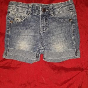 Justice jean shorts size 5